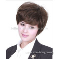 100% virgin Human hair lace wigs,fashion remy high quality no shed remy wig